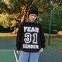 Fear Leader Women's Varsity Style Halloween Sweatshirt, thumbnail 1 of 4