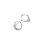 Sterling Silver Star Hoop Earrings, thumbnail 2 of 4