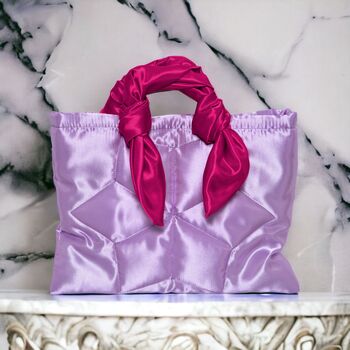 Evening Silk Satin Handbag, 2 of 4