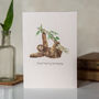 'Don't Hurry, Be Happy' Sloth Save The Planet Card, thumbnail 2 of 3