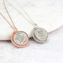 80th Birthday 1944 Lucky Sixpence Spinner Necklace, thumbnail 1 of 10