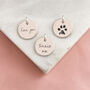 Sterling Silver Engraved Mini Coin Charm, thumbnail 1 of 4