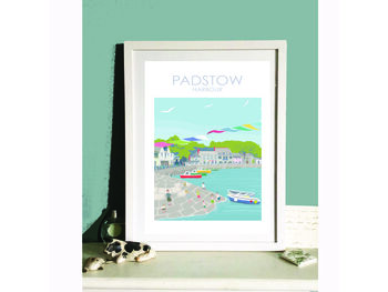 Padstow Travel Print Cornwall, 3 of 6