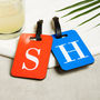 Alphabet Initial Luggage Tag Airport Tag, thumbnail 2 of 5