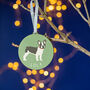 Frenchie Personalised Dog Christmas Tree Decoration, thumbnail 3 of 7
