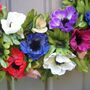 Spring Summer Anemone Wedding Wreath, thumbnail 3 of 3