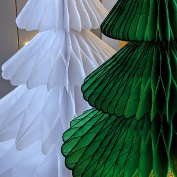 Green Honeycomb Paper Christmas Tree, 3 of 3