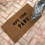 'Wipe Your Paws' Coir Doormat, thumbnail 1 of 4