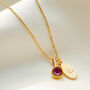 Ruby Wedding Anniversary Pendant Necklace, thumbnail 1 of 6