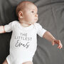 Personalised Littlest Baby Name Bodysuit, thumbnail 1 of 6