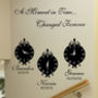 'A Moment In Time' Wall Art Stickers, thumbnail 1 of 3