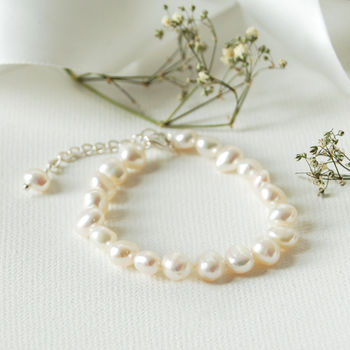 Girl's Extending Pearl Bracelet, 2 of 4