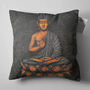 Meditating Buddha Statue Cushion Cover, thumbnail 5 of 7