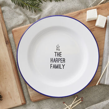 Personalised Enamel BBQ Plate, 2 of 4