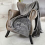 Personalised Diamond Anniversary 60 Years Married Blanket, thumbnail 1 of 3