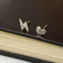 Well Done Exam Sterling Silver Lightening Bolt And Heart Mismatched Earrings, thumbnail 2 of 12