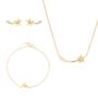 Shooting Star Gift Set | Necklace Earrings And Bracelet, thumbnail 3 of 6