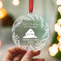 New Home Christmas Ornament, Our First Home Decoration, thumbnail 6 of 9