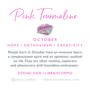 October Birthstone Pink Tourmaline Crystal Candle, thumbnail 5 of 6