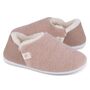 Women's Cosy Closed Back Slippers In Oat, thumbnail 4 of 8