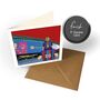 Fc Barcelona Personalised Football Gift, Print Or Card, thumbnail 4 of 10