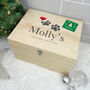 Personalised Santa Hat Paws Pet Christmas Eve Box, thumbnail 4 of 7