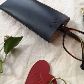 Personalised Leather Glasses Case, 5 of 8
