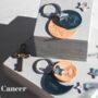 Personalised Zodiac Birthday Leather Keyring, thumbnail 1 of 12