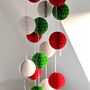 Honeycomb Paper Ball Garland All Colours, thumbnail 7 of 10