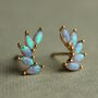 Opal Turquoise Wing Stud Earrings, thumbnail 1 of 8