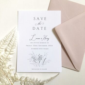 The Botanist Save The Date Cards, 4 of 10