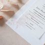 Pink Floral Christening Invitations, thumbnail 7 of 7
