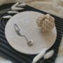 Handmade Round Midi Tray In Beige Marble Or Terrazzo, thumbnail 3 of 4