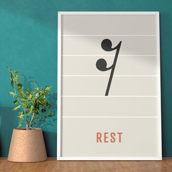 Note Rest Print | Semiquaver Note, 10 of 10