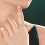 Sterling Silver Delicate Curb Chain Ring, thumbnail 1 of 9