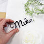 Silver Mirrored Acrylic Name Place Table Settings, thumbnail 4 of 6