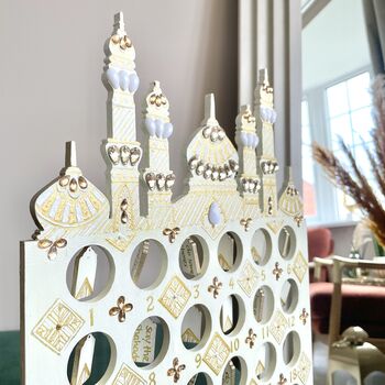 Personalised Aurora Ramadan Chocolate Countdown Mosque Calendar, 2 of 2