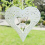 Ivory Hanging Heart Candle Holder, thumbnail 1 of 8