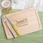Personalised 'His Kitchen' Wooden Chopping Board, thumbnail 3 of 6