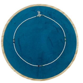 Nepalese Micro Bead Pearl Necklace, 2 of 3