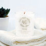 Personalised 40th Birthday Engraved Scented Candle, thumbnail 1 of 5