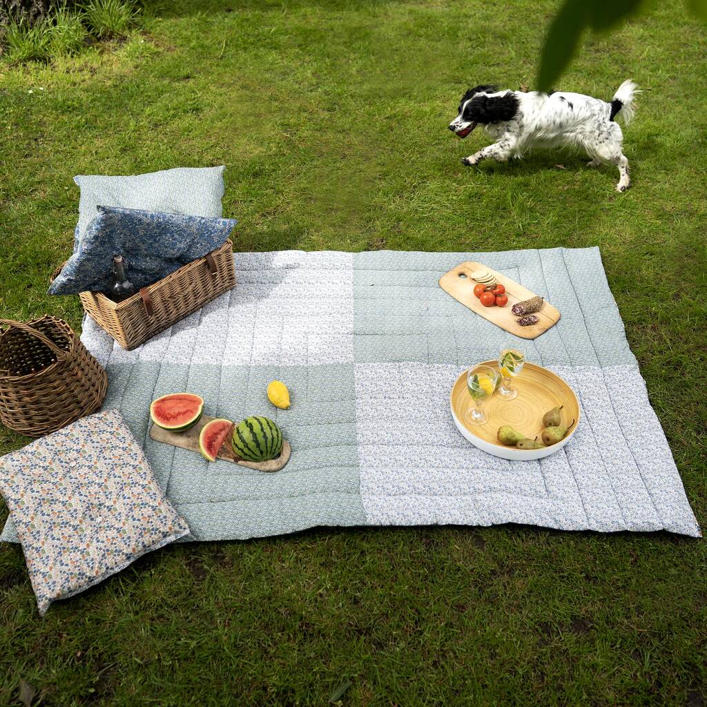Liberty Luxe Huge Quilted Outdoor Picnic Rug, 1 of 5