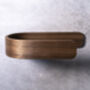 Walnut Curtain Tie Backs, Curved Holdbacks, Pack Of Two, thumbnail 6 of 6