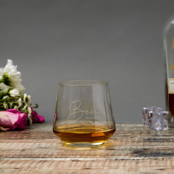 Personalised Whiskey Glass For Father Of The Bride, 3 of 6