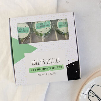 Five Alcoholic Gin And Elderflower Lollipops, 2 of 2