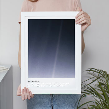 Pale Blue Dot Earth From Space Print, 8 of 9