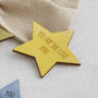 I Love You Because Personalised Star Message Tokens, thumbnail 2 of 5