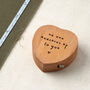 'No One Measures Up To You' Heart Tape Measure, thumbnail 1 of 7