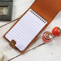 Personalised Leather Pocket Notebook, thumbnail 2 of 12