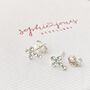 Personalised Confirmation Crystal Cross Earrings, thumbnail 2 of 2